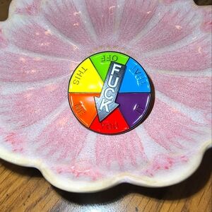 Vulgar funny multicolor black enamel pin jewelry women's decor bag fun